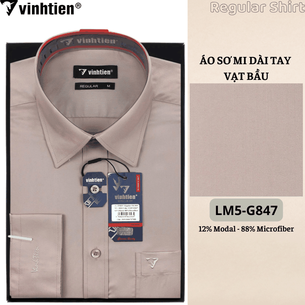 Áo SMDT Regular Fit 430 -  Vải Trơn - Giỏ 1