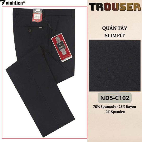 Quần Tây Slim Fit 535 - Vải dãn