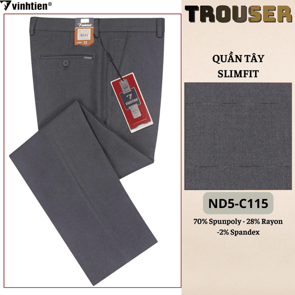 Quần Tây Slim Fit 535 - Vải dãn