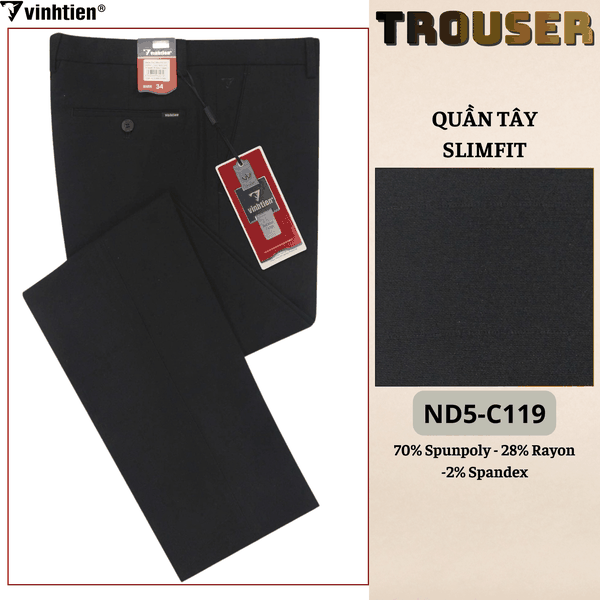 Quần Tây Slim Fit 535 - Vải dãn