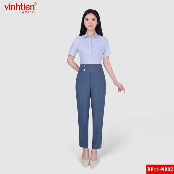 Quần Âu Nữ Baggy Cạp To 579