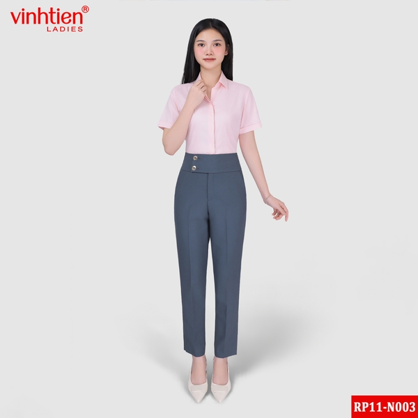 Quần Âu Nữ Baggy Cạp To 579