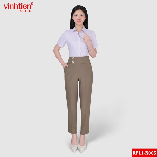 Quần Âu Nữ Baggy Cạp To 579
