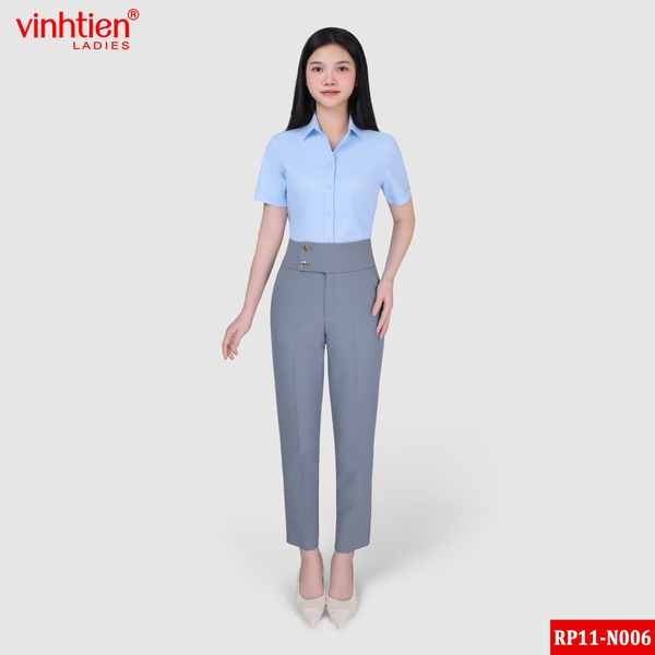 Quần Âu Nữ Baggy Cạp To 579