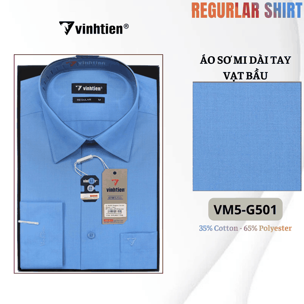 Áo SMDT Regular Fit 399 - Vải Trơn Các Màu TC