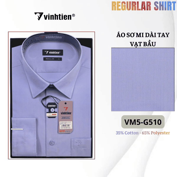 Áo SMDT Regular Fit 399 - Vải Trơn Các Màu TC