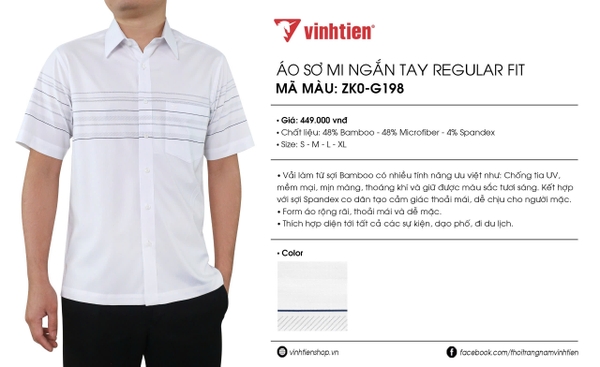 Áo SMNT Regular Fit 445 - ZK - Giỏ 3