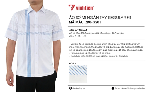 Áo SMNT Regular Fit 445 - ZK - Giỏ 3