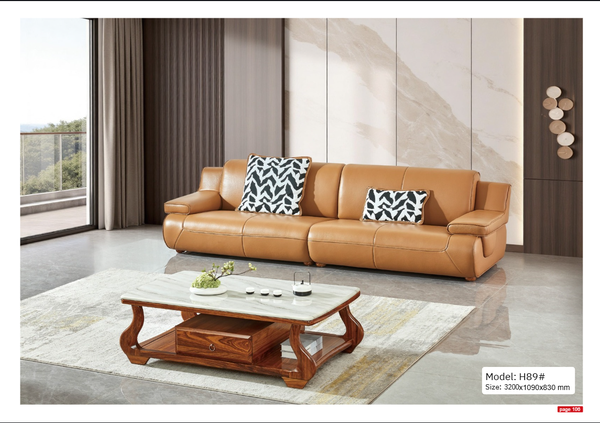 Bộ sofa nhập khẩu da bò MH89