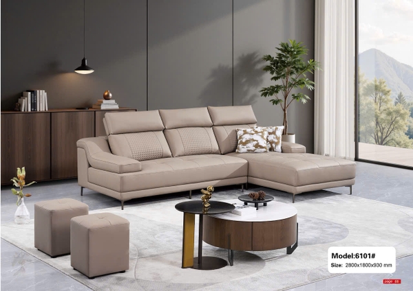 Sofa da nhập khẩu SA6101