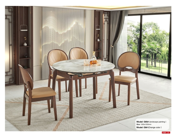 Bô bàn ăn 4 ghế nhập khẩu G65