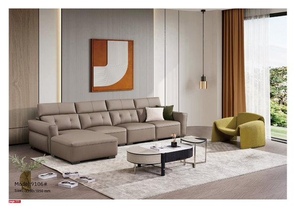 Bộ sofa nhập khẩu da sinh thái M9106