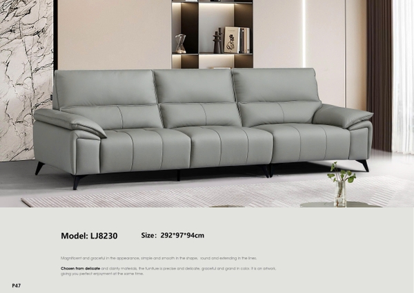 Bộ sofa da bò nhập khẩu LJ8230