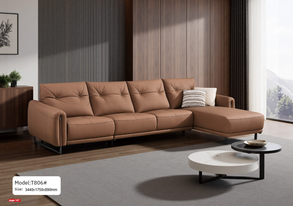 Bộ sofa nhập khẩu da bò + điện MT806