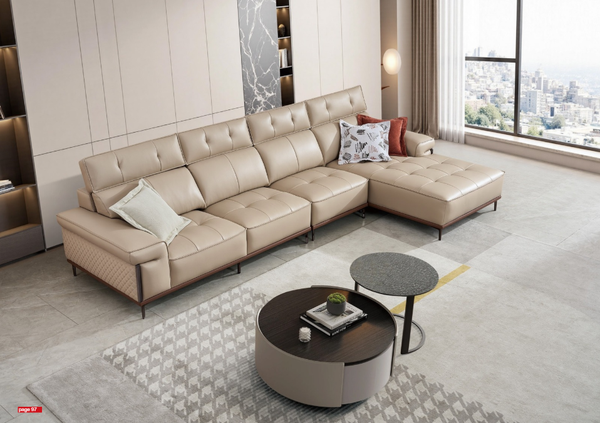 Bộ sofa nhập khẩu da sinh thái M6113