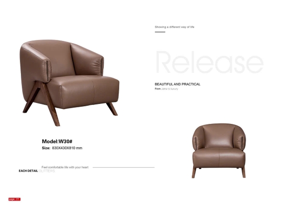 Ghế đơn thư giãn nhập khẩu SA-W30