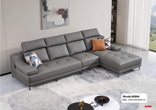 Bộ sofa da nhập khẩu SA6099