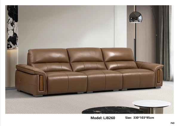 Bộ sofa da bò nhập khẩu LJ8260