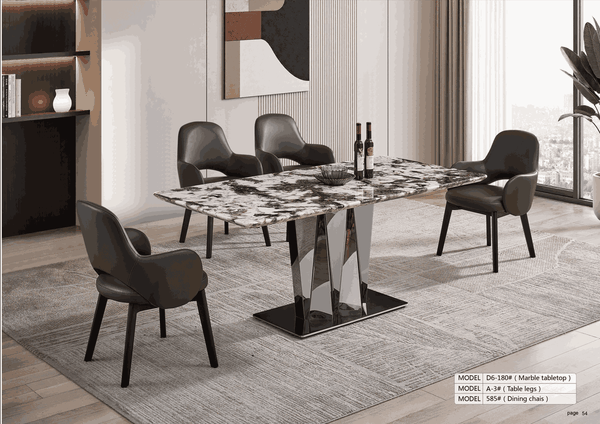 Bàn ăn nhập khẩu D6-180#cz / 585#cy