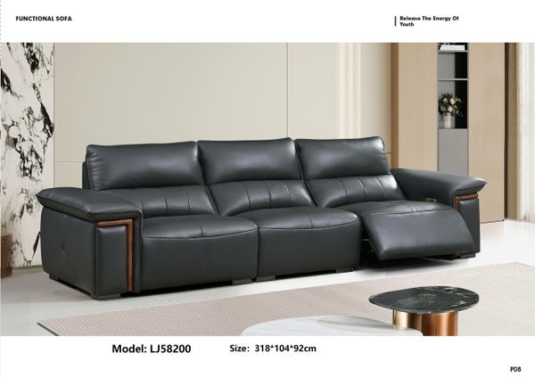 Bộ sofa da nhập khẩu LJ58200