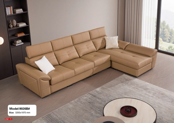 Sofa da nhập khẩu SA9026