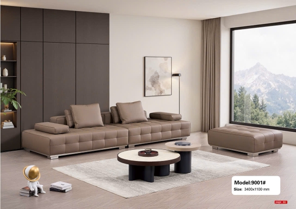 Bộ sofa da nhập khẩu SA9001