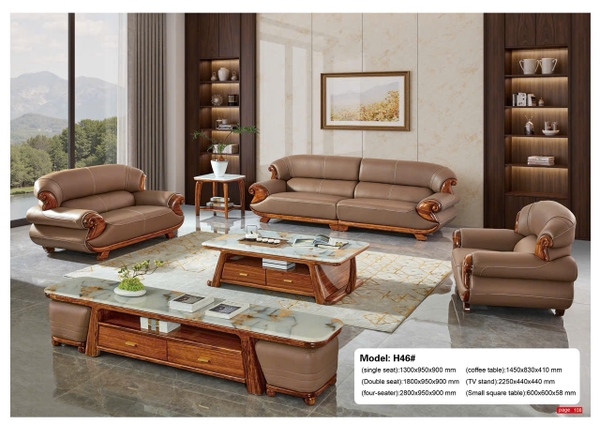 Bộ sofa nhập khẩu SH46 1+2+4