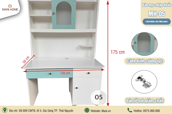 BÀN HỌC NHẬP KHẨU MH05 (1m2)