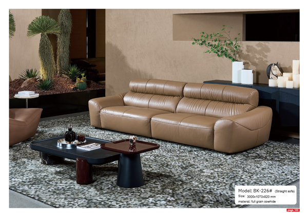 Bộ sofa nhập khẩu da bò BK-226
