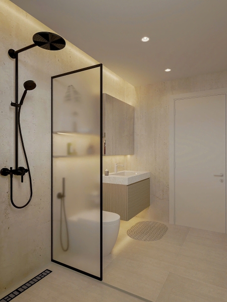 PHU MY HUNG RIVERPARK RESIDENCE APARTMENT WITH 3 BEDROOMS FOR RENT - 130M2 - NEW BRAND