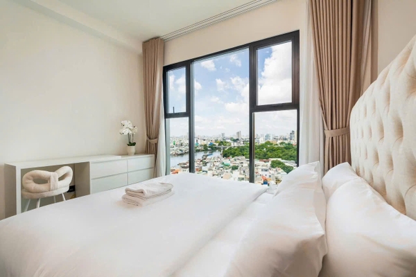 FOR RENT DELASOL APARTMENT DISTRICT 4 – 72SQM – 2 BEDROOMS – FULLY FURNISHED