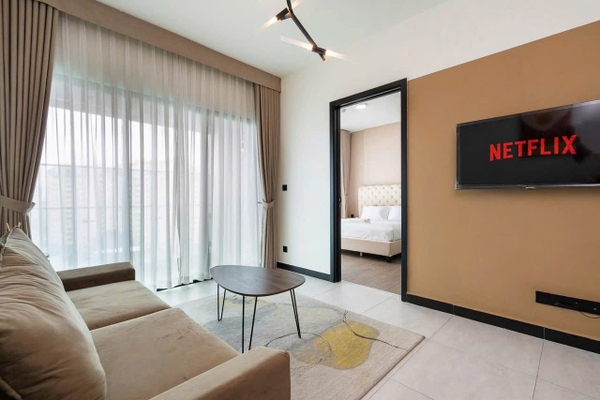 FOR RENT DELASOL APARTMENT DISTRICT 4 – 72SQM – 2 BEDROOMS – FULLY FURNISHED