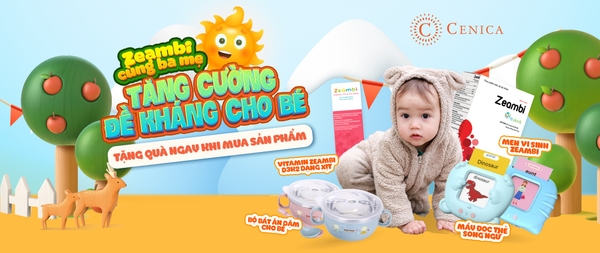 Bộ sản phẩm chăm sóc sức khỏe mẹ và bé Cenica