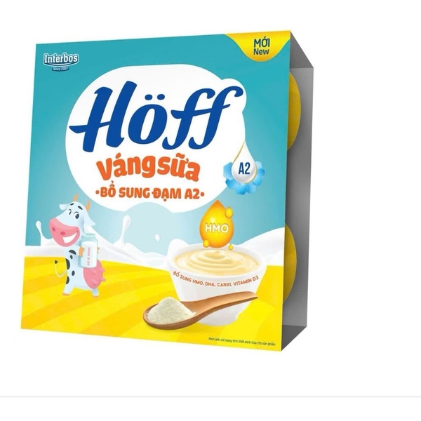 Váng sữa Hoff vị sữa non 4x55g (>06 tháng tuổi)