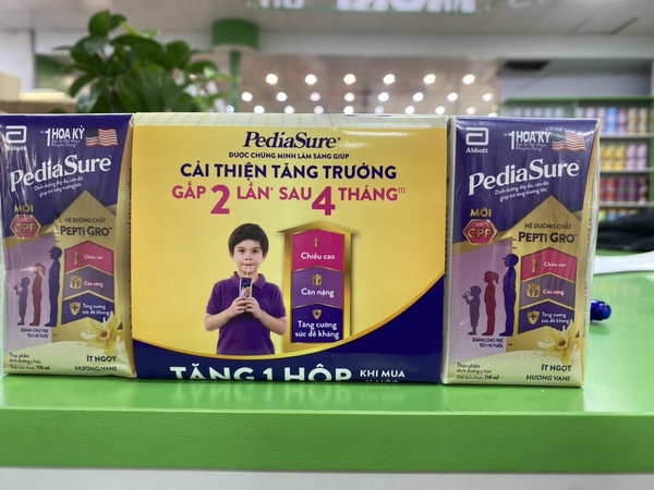 Sữa Pediasure hộp pha sẵn 110ml cho trẻ 1-10 tuổi