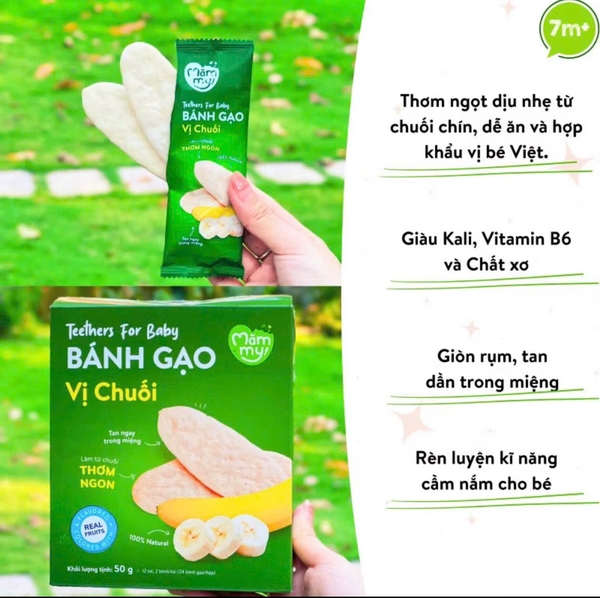 Bánh Gạo Mămmy vị Chuối