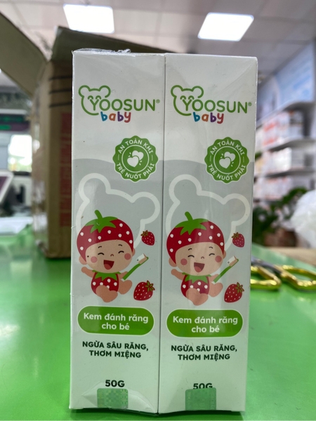 Kem đánh răng yoosun baby 1+