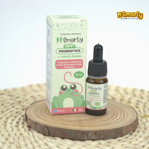 Men Vi Sinh Ý 10 Chủng M’Smarty Probiotic Cho trẻ từ 0 tuổi
