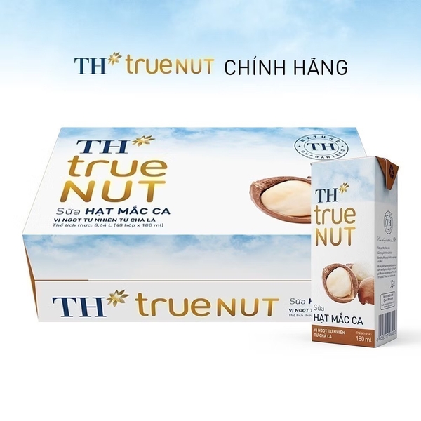 Sữa hạt macca TH true Nut 180ml (Lốc 4 hộp)