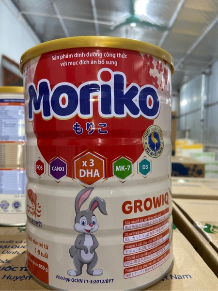Sữa bột Moriko Grow IQ 850g