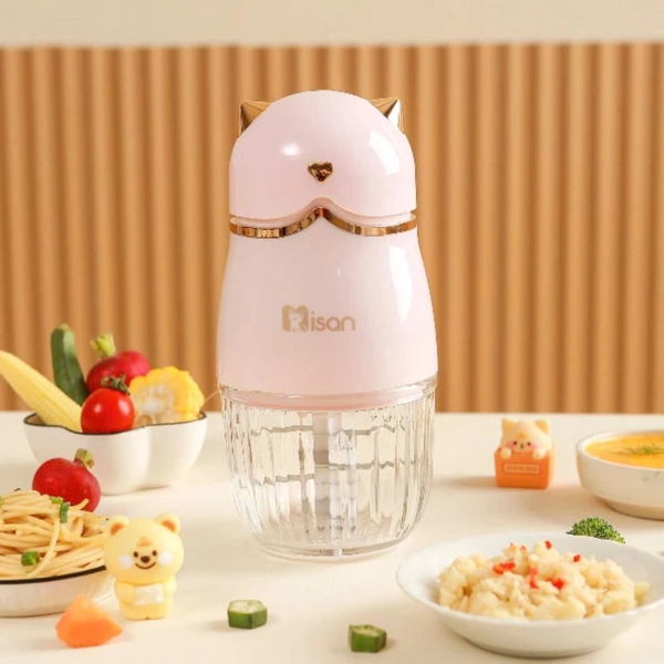 Máy xay thức ăn Misan 8 lưỡi dao dung tích 300ml