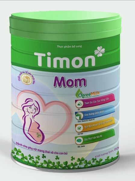 Sữa Timon Mom dành cho phụ nữ mang thai và cho con bú (800g)