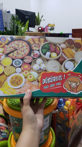 BỘ ĐỒ CHƠI NẤU ĂN MÔ PHỎNG THỰC PHẨM MINI – CHO BÉ TẬP LÀM ĐẦU BẾP