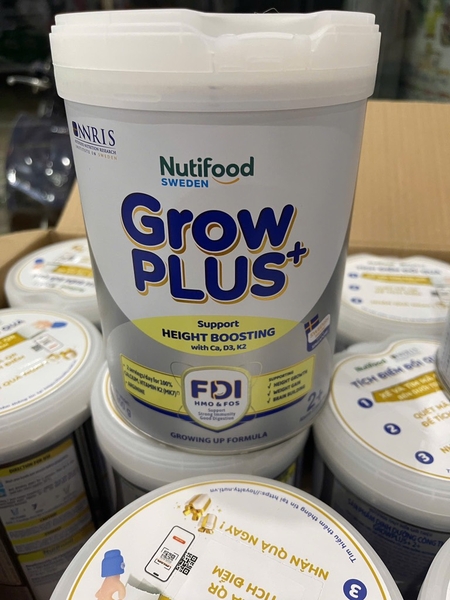 Sản phẩm dinh dưỡng công thức GrowPLUS+ 2+ (Bạc), 800g (trên 2 tuổi)
