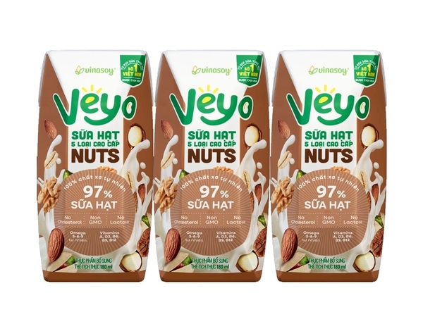 Sữa Veyo 5 loại hạt 180ml