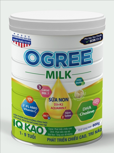 Ogree Milk IQ Kao 800g