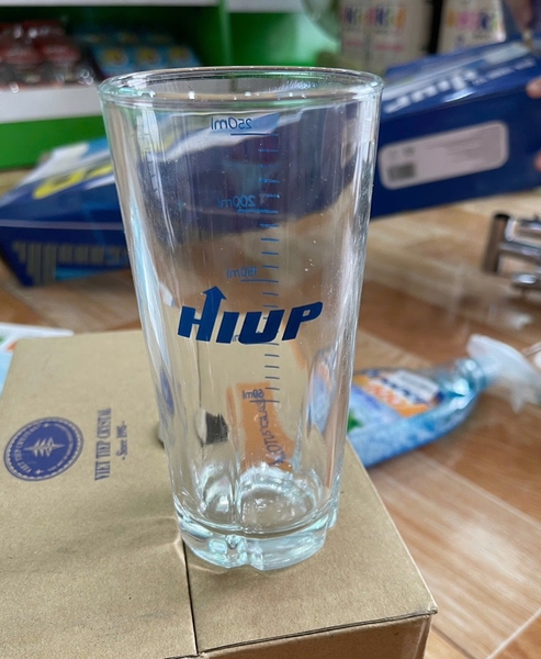 Ly thủy tinh HIUP vạch đo dung tích – Tiện lợi, bền đẹp