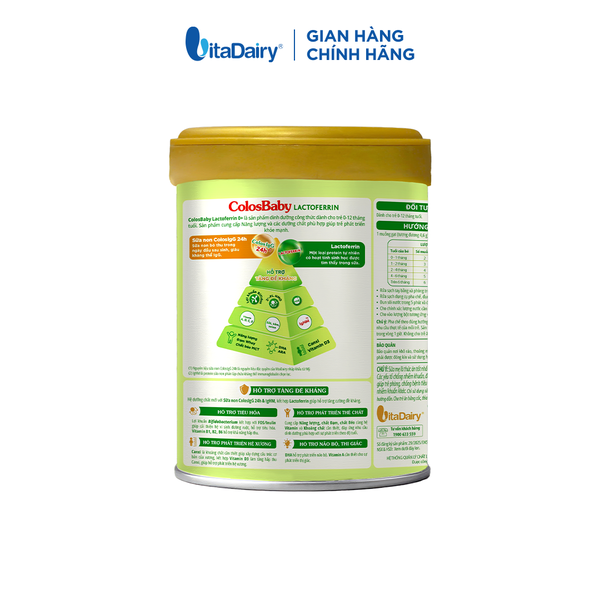 Sữa bột Colosbaby lactoferrin 400g 0+