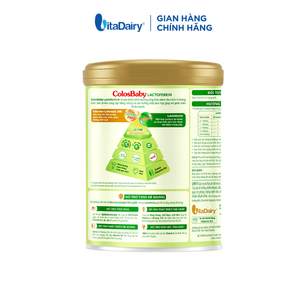 Sữa bột ColosBaby Lactofrerin 800g 0+
