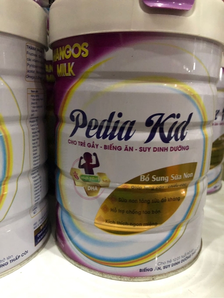 Sữa Bột Mango Pedia Kid 900G (kèm yến) (>1 tuổi)